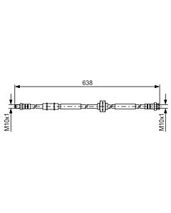 BOSCH 1987481399 FLESSIBILE DEL FRENO