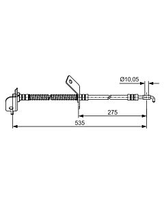 BOSCH 1987481415 FLESSIBILE DEL FRENO
