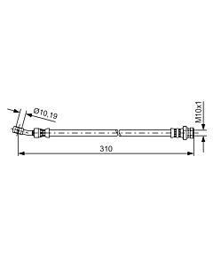 BOSCH 1987481417 FLESSIBILE DEL FRENO