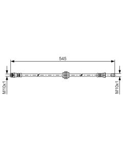 BOSCH 1987481454 FLESSIBILE DEL FRENO