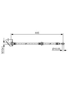 BOSCH 1987481498 FLESSIBILE DEL FRENO