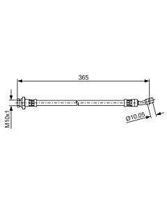 BOSCH 1987481499 FLESSIBILE DEL FRENO