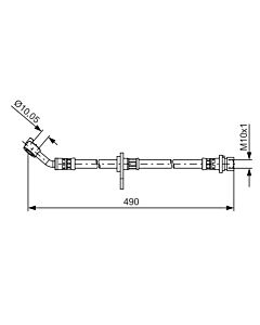 BOSCH 1987481521 FLESSIBILE DEL FRENO