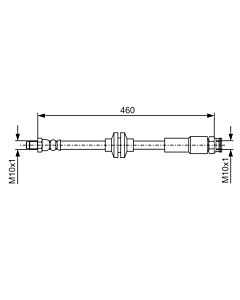 BOSCH 1987481543 FLESSIBILE DEL FRENO