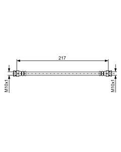 BOSCH 1987481556 FLESSIBILE DEL FRENO