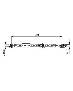 BOSCH 1987481592 FLESSIBILE DEL FRENO