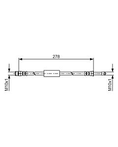 BOSCH 1987481617 FLESSIBILE DEL FRENO