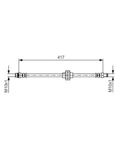 BOSCH 1987481626 FLESSIBILE DEL FRENO