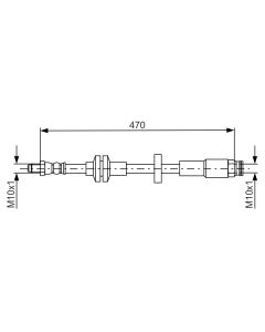 BOSCH 1987481672 FLESSIBILE DEL FRENO