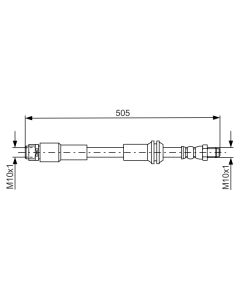 BOSCH 1987481675 FLESSIBILE DEL FRENO