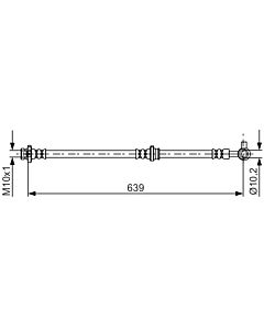 BOSCH 1987481697 FLESSIBILE DEL FRENO