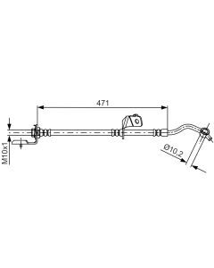 BOSCH 1987481715 FLESSIBILE DEL FRENO