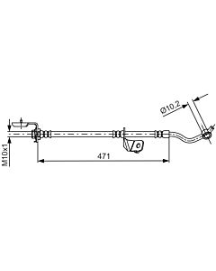 BOSCH 1987481716 FLESSIBILE DEL FRENO