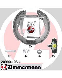 ZIMMERMANN 209901084 KIT GANASCE FRENO
