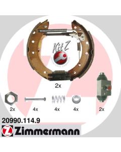 ZIMMERMANN 209901149 KIT GANASCE FRENO
