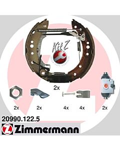 ZIMMERMANN 209901225 KIT GANASCE FRENO