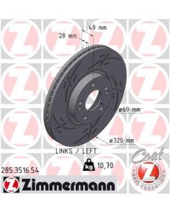 ZIMMERMANN 285351654 DISCO FRENO
