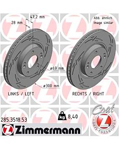 ZIMMERMANN 285351853 DISCO FRENO