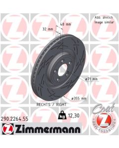 ZIMMERMANN 290226455 DISCO FRENO