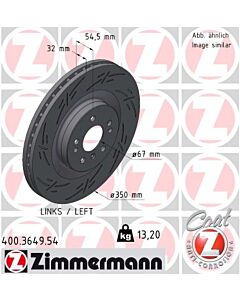 ZIMMERMANN 400364954 DISCO FRENO
