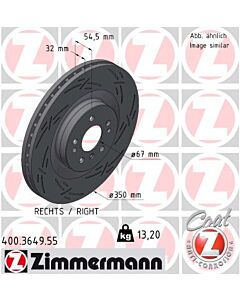 ZIMMERMANN 400364955 DISCO FRENO