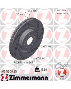ZIMMERMANN 400550055 DISCO FRENO
