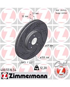 ZIMMERMANN 400551654 DISCO FRENO