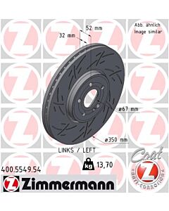 ZIMMERMANN 400554954 DISCO FRENO