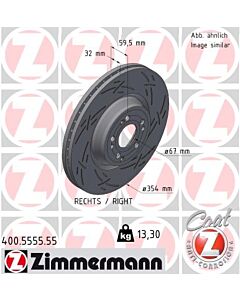 ZIMMERMANN 400555555 DISCO FRENO