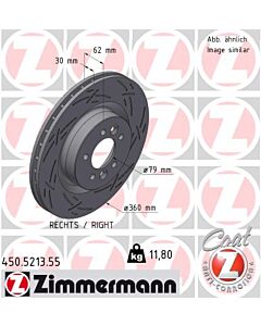 ZIMMERMANN 450521355 DISCO FRENO