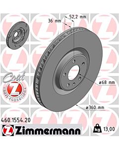 ZIMMERMANN 460155420 DISCO FRENO