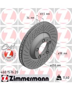 ZIMMERMANN 460157720 DISCO FRENO