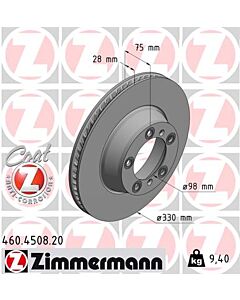 ZIMMERMANN 460450820 DISCO FRENO