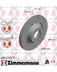 ZIMMERMANN 460453375 DISCO FRENO