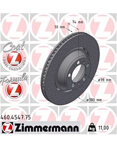 ZIMMERMANN 460454775 DISCO FRENO