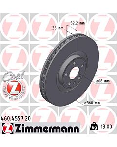 ZIMMERMANN 460455720 DISCO FRENO