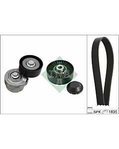 INA 529049810 KIT CINGHIE POLY-V