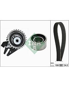 INA 530062510 KIT CINGHIE DENTATE