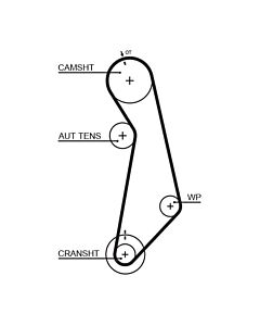 GATES 5489XS CINGHIA DENTATA