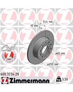 ZIMMERMANN 600323420 DISCO FRENO