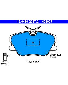ATE 13046029272 KIT PASTIGLIE FRENO, FRENO A DISCO