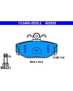 ATE 13046029352 KIT PASTIGLIE FRENO, FRENO A DISCO