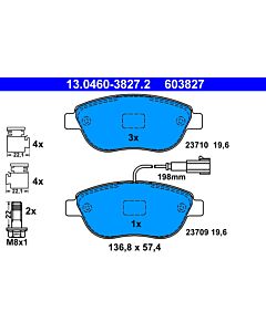 ATE 13046038272 KIT PASTIGLIE FRENO, FRENO A DISCO