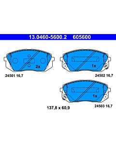 ATE 13046056002 KIT PASTIGLIE FRENO, FRENO A DISCO