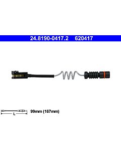 ATE 24819004172 CONTATTO SEGNALAZIONE, USURA PAST. FRENO/MAT. D'ATTRITO