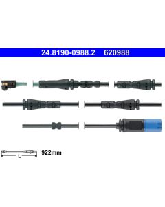 ATE 24819009882 CONTATTO SEGNALAZIONE, USURA PAST. FRENO/MAT. D'ATTRITO