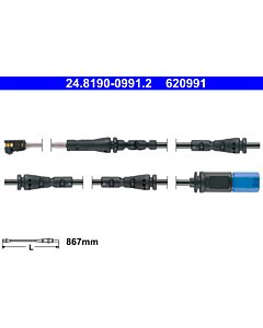 ATE 24819009912 CONTATTO SEGNALAZIONE, USURA PAST. FRENO/MAT. D'ATTRITO