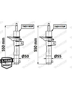 MONROE 742116SP AMMORTIZZATORE