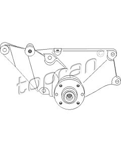 TOPRAN 400017 SUPPORTO, GRIGLIA RADIATORE