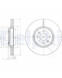DELPHI BG3929 DISCO FRENO